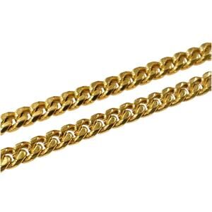 🥇 Vintage Napier Gold Plated Curb Chain Necklace - 24" Chunky